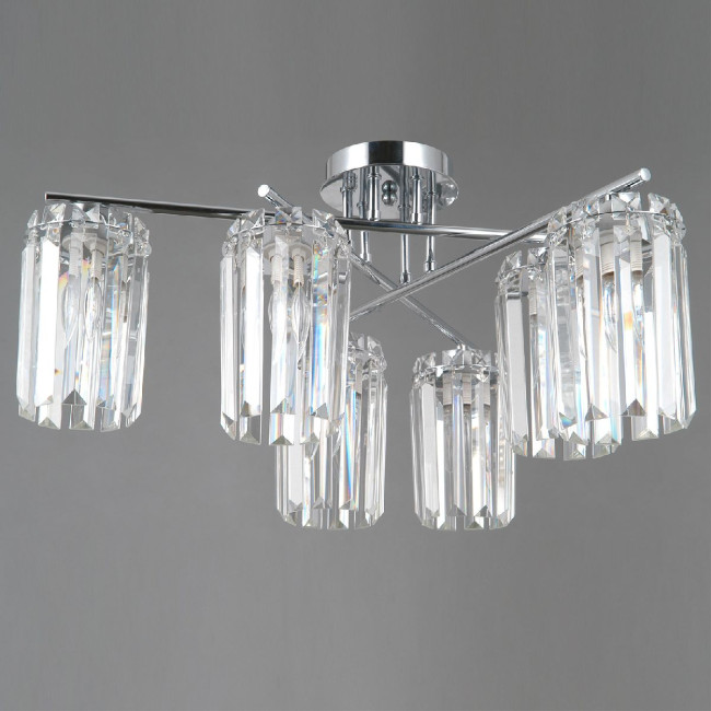 Потолочная люстра Illumico IL3566-6CSQ-24 CR LYRA Потолочная люстра Illumico IL3566-6CSQ-24 CR LYRA