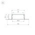 Профиль Arlight LINIA60-FANTOM-3000 ANOD 046410 Профиль Arlight LINIA60-FANTOM-3000 ANOD 046410