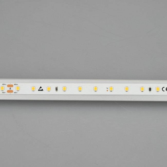 Светодиодная лента Arlight IC-A72-10mm 48V Warm3000 (3.8 W/m, IP20, 2835, 60m) 032190