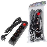 Удлинитель бытовой Uniel Ultra S-GCU4-3B BLACK UL-00010023 Удлинитель бытовой Uniel Ultra S-GCU4-3B BLACK UL-00010023