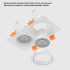 Встраиваемый светильник Crystal Lux CLT 002C2 WH V2 Встраиваемый светильник Crystal Lux CLT 002C2 WH V2