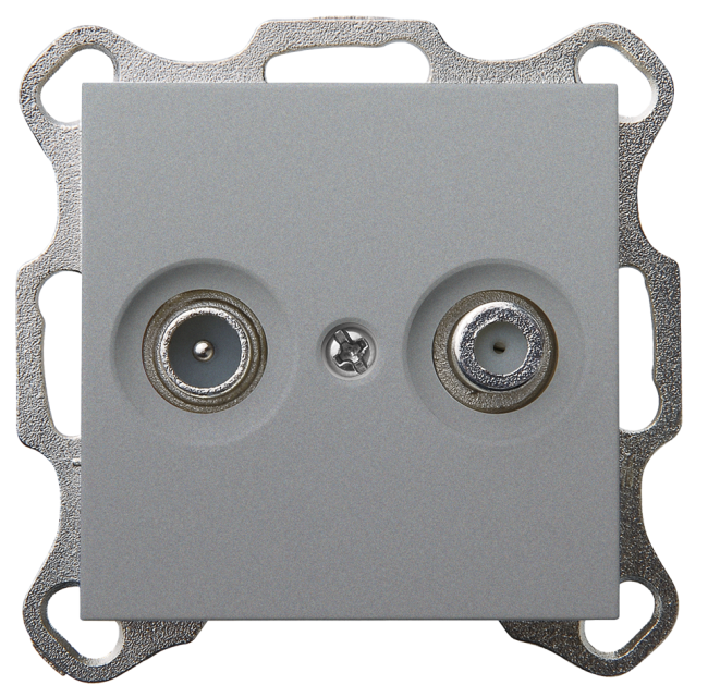 Розетка TV-FM Jasmart распределительная S коннектор G6205S Розетка TV-FM Jasmart распределительная S коннектор G6205S