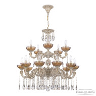 Подвесная люстра Bohemia Ivele Crystal AL79101/10+5/250/2D A WMG P Shampan/M-1G Подвесная люстра Bohemia Ivele Crystal AL79101/10+5/250/2D A WMG P Shampan/M-1G