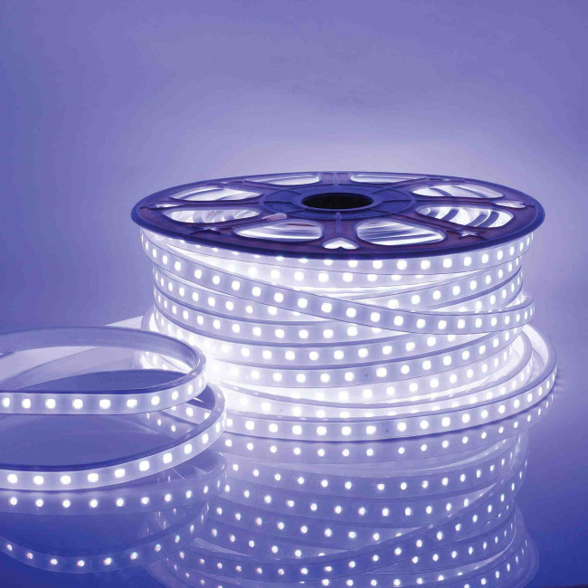 Светодиодная лента Apeyron 220В СТ 10Вт/м smd5050 60д/м IP65 50м RGB 10-64 Светодиодная лента Apeyron 220В СТ 10Вт/м smd5050 60д/м IP65 50м RGB 10-64