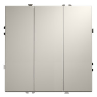Выключатель трехклавишный Voltum S70 VLS030103 (кашемир)