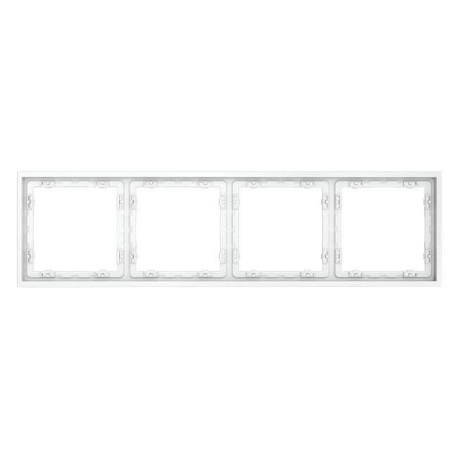 Рамка на 4 поста Voltum S70 VLS100402 (белый матовый) Рамка на 4 поста Voltum S70 VLS100402 (белый матовый)