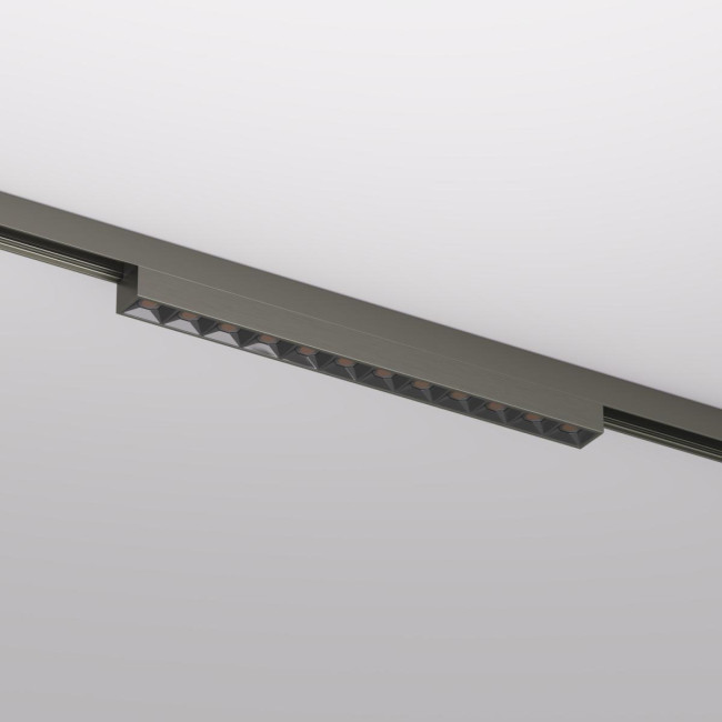 Трековый однофазный светильник Denkirs Shine grill DK5771-DN