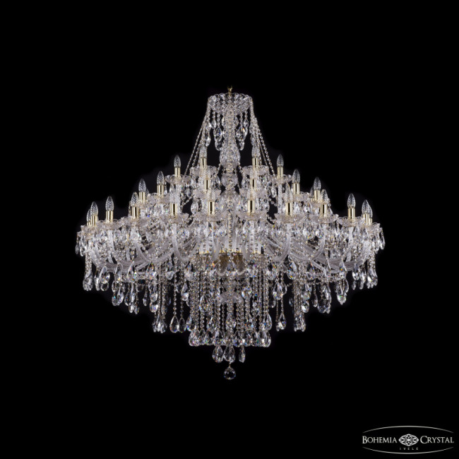 Подвесная люстра Bohemia Ivele Crystal 1415/24+12+6/530 G