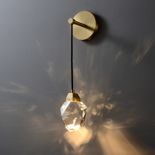 Бра DeLight Collection Crystal rock II 9701W brass Бра DeLight Collection Crystal rock II 9701W brass