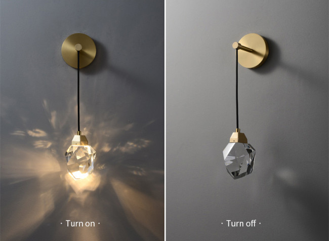 Бра DeLight Collection Crystal rock II 9701W brass Бра DeLight Collection Crystal rock II 9701W brass