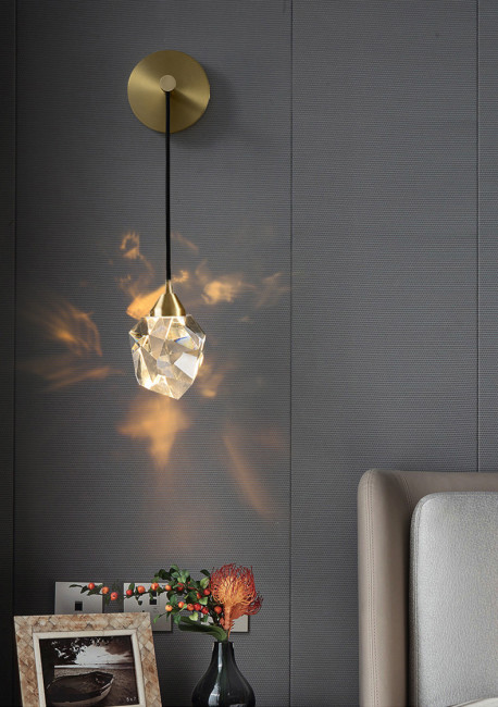 Бра DeLight Collection Crystal rock II 9701W brass Бра DeLight Collection Crystal rock II 9701W brass