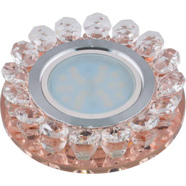 Встраиваемый светильник Fametto Luciole DLS-L102 GU5.3 CHROME/PEACH 10001 Встраиваемый светильник Fametto Luciole DLS-L102 GU5.3 CHROME/PEACH 10001