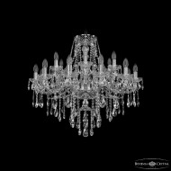 Подвесная люстра Bohemia Ivele Crystal 1415/12+6/300 Ni Подвесная люстра Bohemia Ivele Crystal 1415/12+6/300 Ni