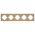 Рамка пластиковая на 5 постов Arlight FRM-TENDO-SFPL-5-GD 054658