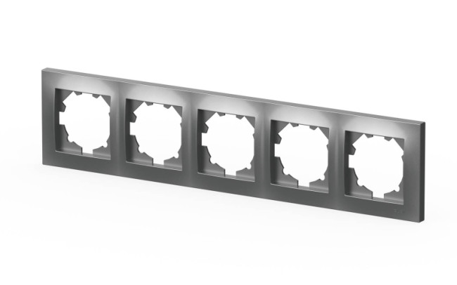 Рамка пятиместная ELBI Vega 510-011000-250 Рамка пятиместная ELBI Vega 510-011000-250
