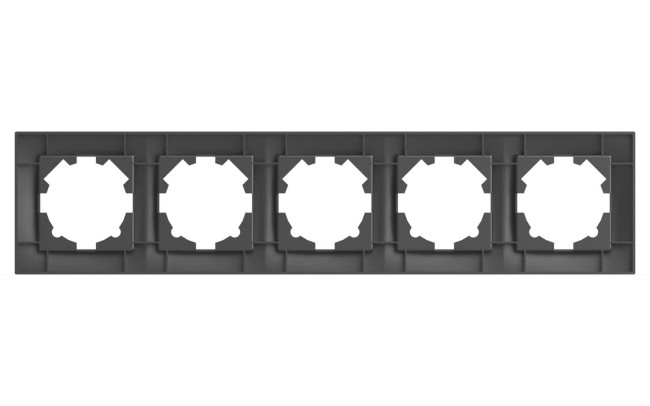 Рамка пятиместная ELBI Vega 510-011000-250 Рамка пятиместная ELBI Vega 510-011000-250