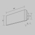 Настенный светильник Maytoni Basic Texture MOD461WL-L8GRK