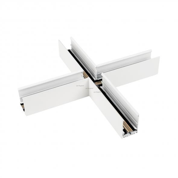 Коннектор Х-образный Arlight MAG-TRACK WHITE 026930 Коннектор Х-образный Arlight MAG-TRACK WHITE 026930