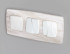 Лицевая панель для выключателя двухклавишного Ambrella Volt Omega OP1030 Лицевая панель для выключателя двухклавишного Ambrella Volt Omega OP1030