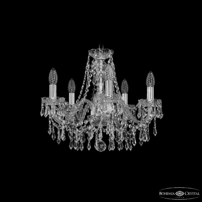 Подвесная люстра Bohemia Ivele Crystal 1403/5/160 Ni Подвесная люстра Bohemia Ivele Crystal 1403/5/160 Ni