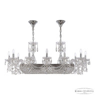 Подвесная люстра Bohemia Ivele Crystal 1453/12/195/800 Ni