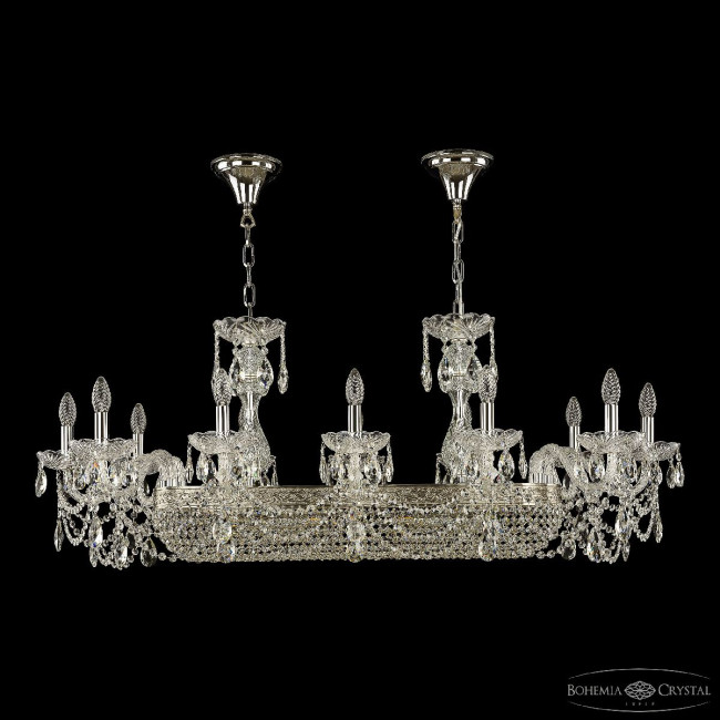 Подвесная люстра Bohemia Ivele Crystal 1453/12/195/800 Ni Подвесная люстра Bohemia Ivele Crystal 1453/12/195/800 Ni