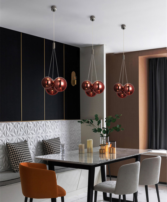 Подвесной светильник Delight Collection 19152 19152P/3 rose gold