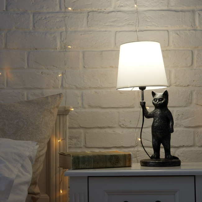 Настольная лампа Uniel UML-B465 E14 SILVER UL-00011383 Настольная лампа Uniel UML-B465 E14 SILVER UL-00011383