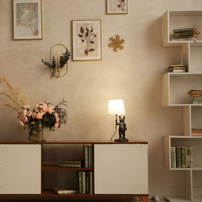 Настольная лампа Uniel UML-B465 E14 SILVER UL-00011383 Настольная лампа Uniel UML-B465 E14 SILVER UL-00011383