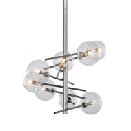 Люстра на штанге Delight Collection Globe Mobile MX19009070-8A chrome Люстра на штанге Delight Collection Globe Mobile MX19009070-8A chrome