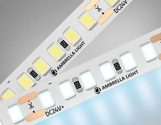 Светодиодная лента Ambrella Light Led Strip 24V Illumination 2835 14,4Вт/м 6500K 5м IP20 GS3213 Светодиодная лента Ambrella Light Led Strip 24V Illumination 2835 14,4Вт/м 6500K 5м IP20 GS3213