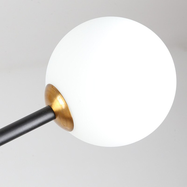 Люстра на штанге Delight Collection Bistro Globe 9389P/9 black/gold Люстра на штанге Delight Collection Bistro Globe 9389P/9 black/gold