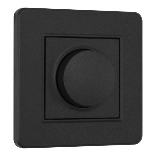 Диммер с рамкой Arte Milano SET16-1-48-1 black Диммер с рамкой Arte Milano SET16-1-48-1 black