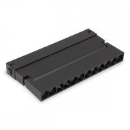 Трековый однофазный светильник AM Group Plain Opal AM591 9W 3000K BK