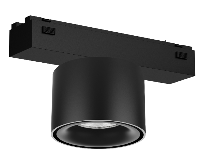 Трековый магнитный светильник iLedex Vision 4825-049-D74-10W-60DG-3000K-BK