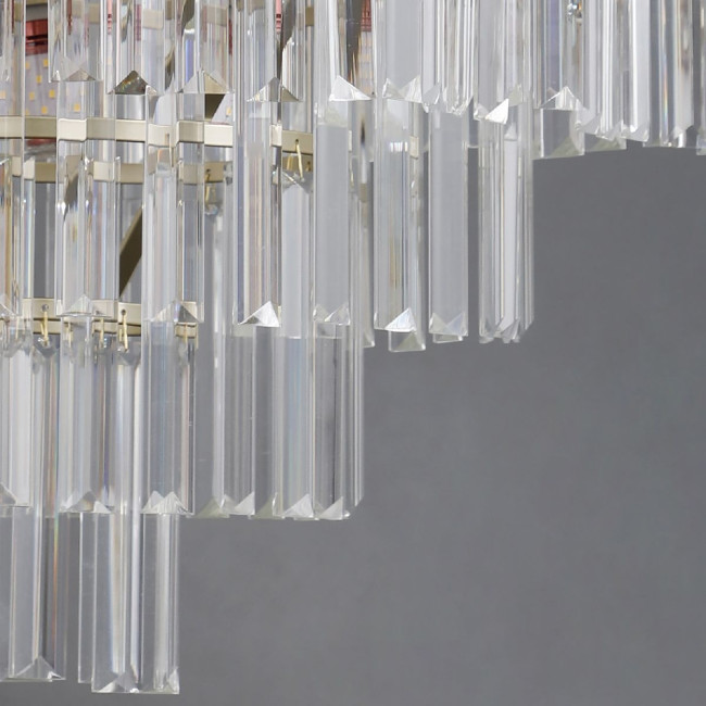 Подвесная люстра Illumico IL3575-6+3PSQ-24 GD LYRA Подвесная люстра Illumico IL3575-6+3PSQ-24 GD LYRA