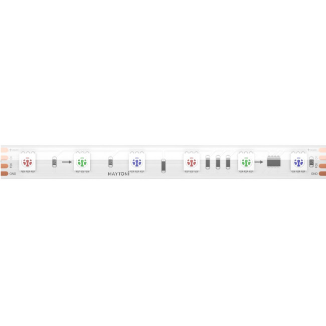 Светодиодная лента Maytoni Led Strip 24В 5050 14,4Вт/м RGB 5м IP68 201249 Светодиодная лента Maytoni Led Strip 24В 5050 14,4Вт/м RGB 5м IP68 201249