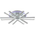 Потолочная люстра Reluce 09824-3.3-06C CR (RGB) Потолочная люстра Reluce 09824-3.3-06C CR (RGB)