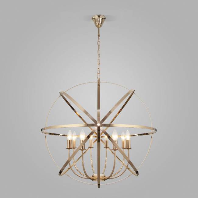 Подвесная люстра Eurosvet Santi 60139/8 золото