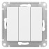 Выключатель 3-клавишный, сх.1+1+1, 10АХ Systeme Electric AtlasDesign Лотос ATN001331 Выключатель 3-клавишный, сх.1+1+1, 10АХ Systeme Electric AtlasDesign Лотос ATN001331