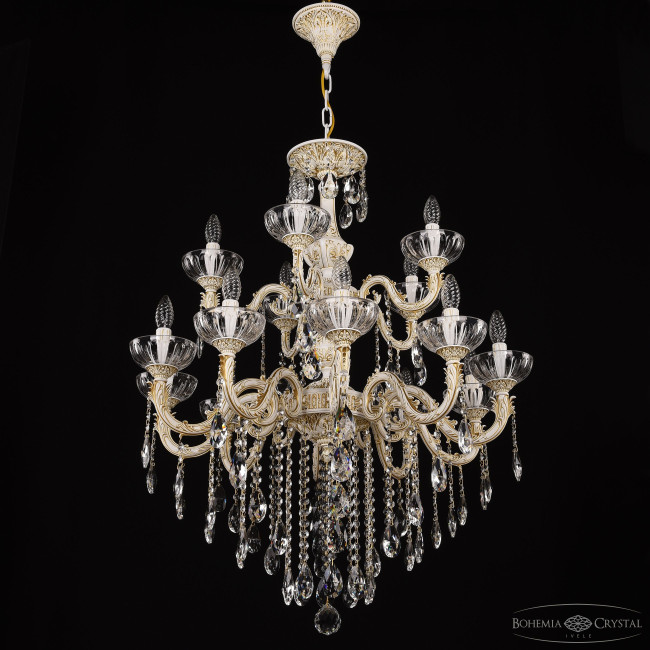 Подвесная люстра Bohemia Ivele Crystal AL79101/10+5/250/2D B WMG P Clear/M-1H Подвесная люстра Bohemia Ivele Crystal AL79101/10+5/250/2D B WMG P Clear/M-1H