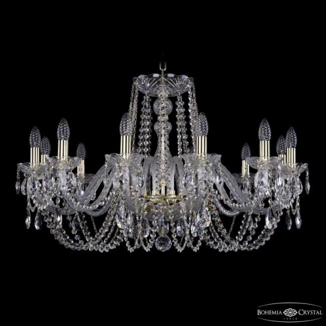 Подвесная люстра Bohemia Ivele Crystal 1402/12/300 G