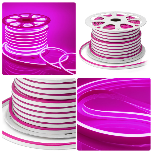 Светодиодный неон Apeyron 220В 8Вт/м smd2835 108д/м IP65 200Лм/м 50м розовый 10-75 Светодиодный неон Apeyron 220В 8Вт/м smd2835 108д/м IP65 200Лм/м 50м розовый 10-75