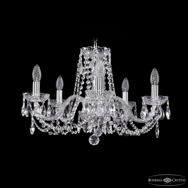 Подвесная люстра Bohemia Ivele Crystal 1402/5/195 Ni