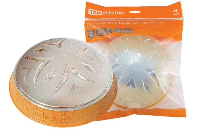 Настенно-потолочный светильник TDM Electric Плутон НПО 106 SQ0328-0032