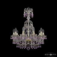 Подвесная люстра Bohemia Ivele Crystal 1410/10/195/XL-66 G V7010 Подвесная люстра Bohemia Ivele Crystal 1410/10/195/XL-66 G V7010