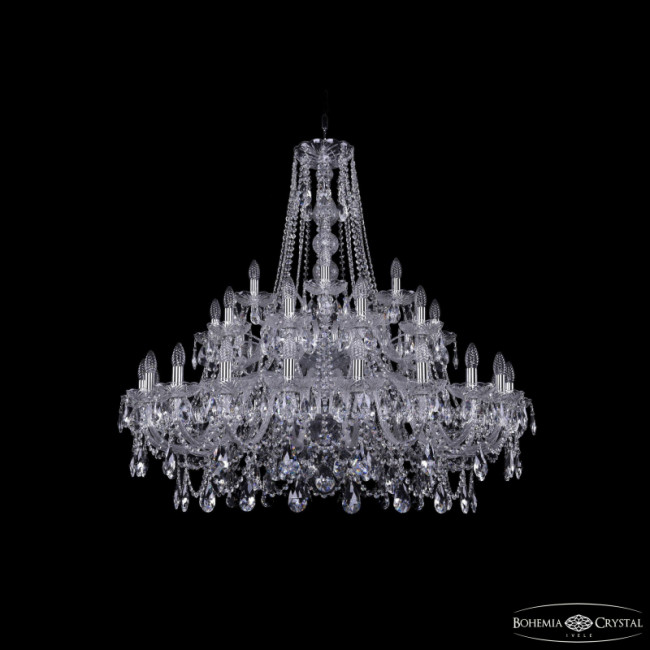 Подвесная люстра Bohemia Ivele Crystal 1411/20+10+5/400/2d Ni