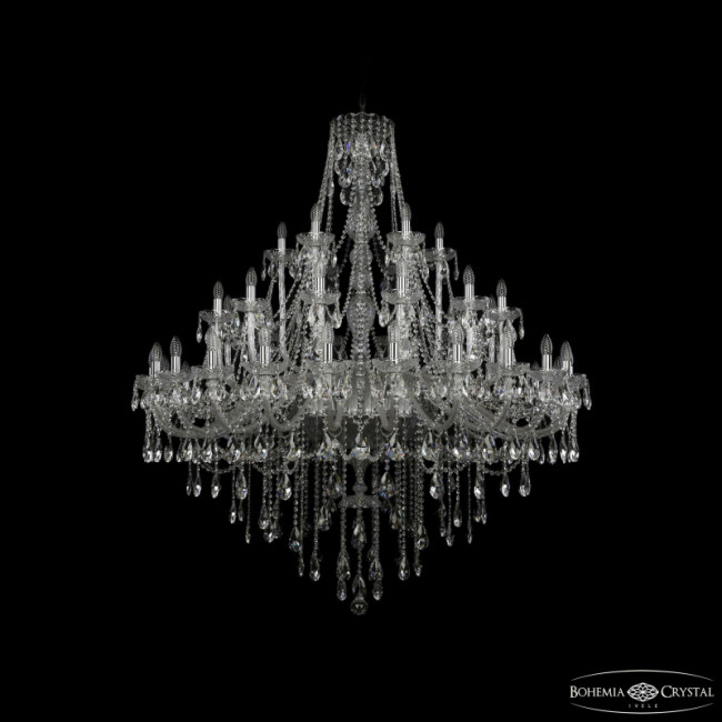 Подвесная люстра Bohemia Ivele Crystal 1415/24+12+6/530 Ni Подвесная люстра Bohemia Ivele Crystal 1415/24+12+6/530 Ni