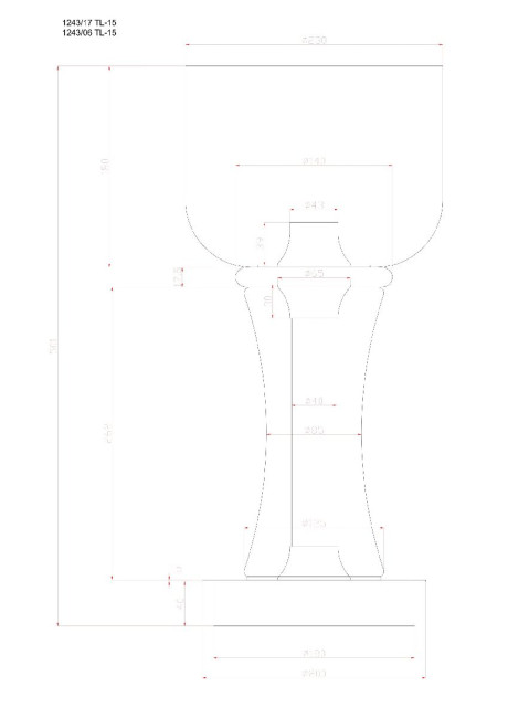 Настольная лампа Divinare Volturn 1243/06 TL-15 Настольная лампа Divinare Volturn 1243/06 TL-15