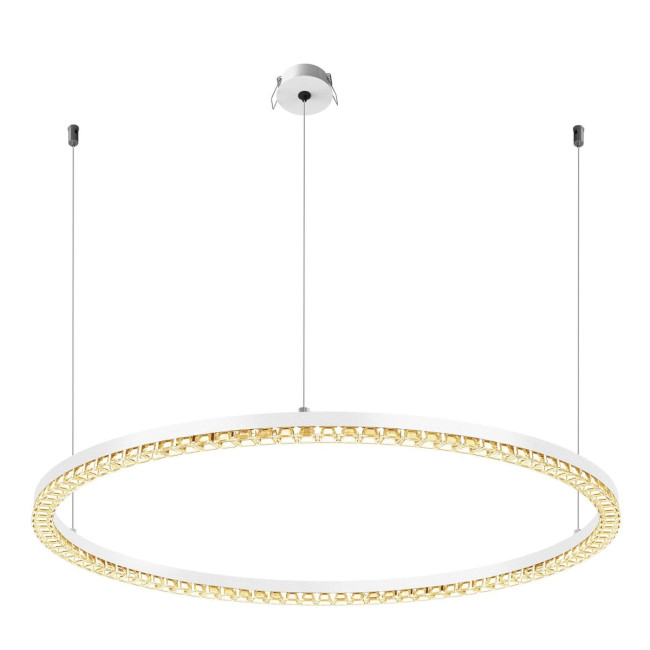 Подвесная люстра Arlight SP-DIAMOND-R850-40W Warm3000 (WH, 45 deg, 230V, TRIAC) 055262 Подвесная люстра Arlight SP-DIAMOND-R850-40W Warm3000 (WH, 45 deg, 230V, TRIAC) 055262